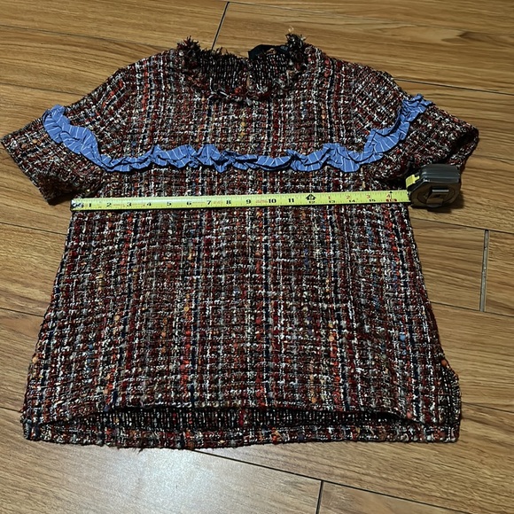 Zara Woman Short Sleeve Sweater - Picture 3 of 7